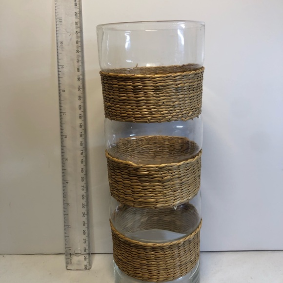Vintage 10” Vase Twine wrapped, rare piece - Picture 2 of 7